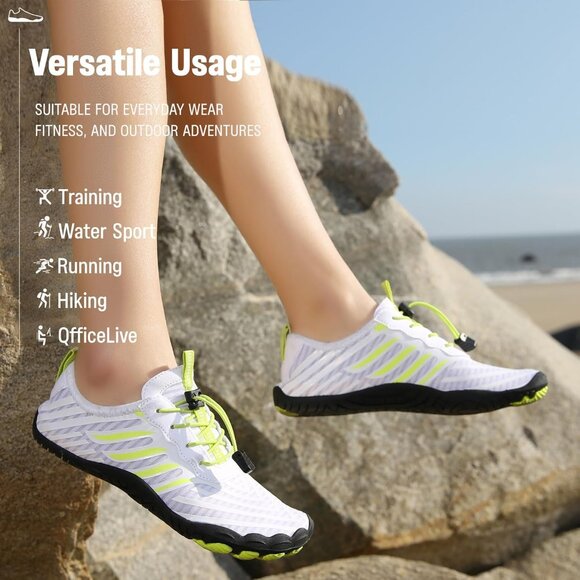 Barefoot Shoes Women Men Water Hiking Lightweight Non-Slip Grounded Footwear - Picture 2 of 7